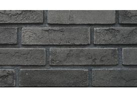 Кирпич ручной формовки Real Brick угловой графитовый 0.5 пф
