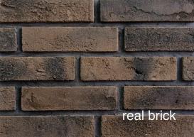 Кирпич ручной формовки Real Brick пепел 0.5 пф