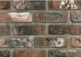 Кирпич ручной формовки Real Brick Античная глина бордовый угловой 0.5 пф